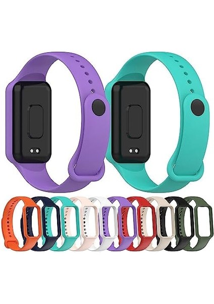 Xiaomi Amazfit Band 7 Ile Uyumlu Silikon Kordon Esnek Sağlam Farklı Renk Seçenekleri Şık ve Kullanışlı Kayış Z-Krd-87 fiyatları