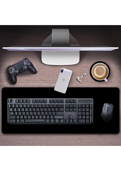 Gaming Oyuncu Gamer Mouse Pad, Kaymaz Taban Büyük Boy Large Ofis Tipi Mouse Ped, Fare Altlığı, Düz Masa Koruyucu Klavye Altı Mousepad (90X40 - Xl) fiyatları