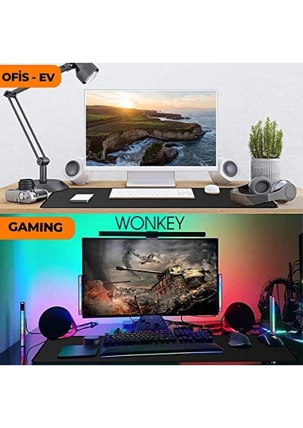 Gamıng - Mouse Pad Gamer 45X40-90X40-70X30 cm Oyuncu Mousepad Uzun Fare Klavye Altlığı (Siyah, 70X30 cm - x Large)