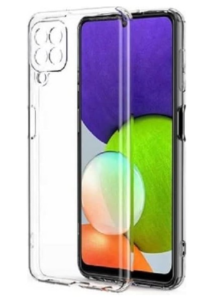 Galaxy A22 4g Için Silikon Kılıf, Renksiz