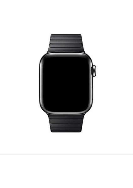Apple Ile Uyumlu Watch 38MM/40MM Krd-35 Metal Kordon Siyah