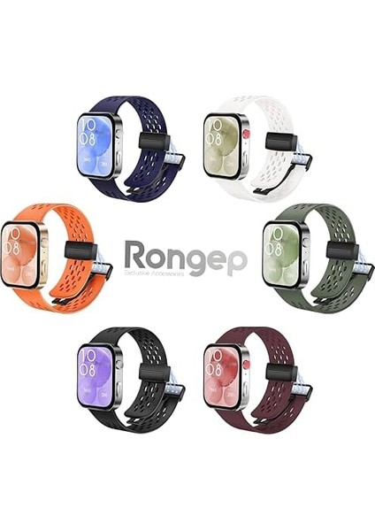 Huawei Watch Fit 3 ile Uyumlu Spor Kordon Ayarlanabilen Manyetik Kilit Mekanizmalı Nefes Alabilirlik Sağlayan Delikli Doku Deformasyona Karşı Dayanıklı Yumuşak Saat Kayışı fiyatları