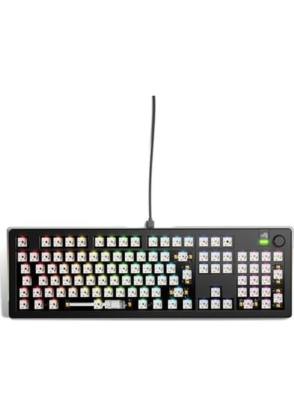 Gmmk 3 Barebone Özel Gaming Klavye İSKELETI,%100 Mekanik Klavye Iskelet, Modüler Conta Sistemi, Değiştirilebilir 5 Ayaklı Mx, Ses Bastırıcı Köpük, Alüminyum Anahtar Plakası, Ansı (S)