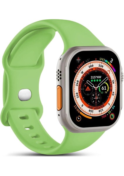 Apple Watch Series 5 44MM Için Kordon Activeflex Wristband Yeşil [watch Series 5 44MM ile Uyumlu Kordon - Yeşil]