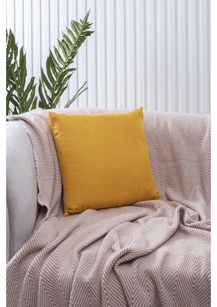 Home Sarı Sade Panorama Kırlent Kılıfı Çok Farklı Renk Seçeneğiyle, 30 x 50