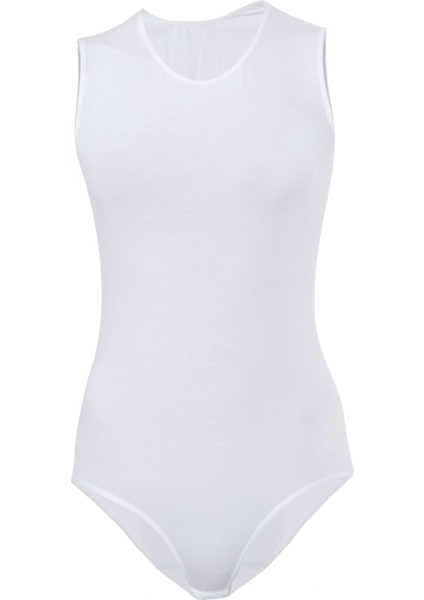 Likralı Bayan 0 Yaka 0 Kol Body 4759