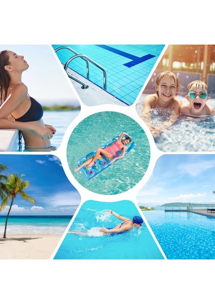 Bardaklı Deniz Yatağı - Bardaklı Havuz Yatağı - Bardaklı Şişme Deniz Yatağı - Şişme Yatak 188X71 Cm. fırsatları