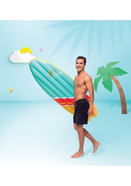 Şişme Sörf Deniz Yatağı - Şişme Deniz Yatağı Sörf - Surf Şişme Yatak - Şişme Sörf Yatak 178X69 Cm. fiyatları