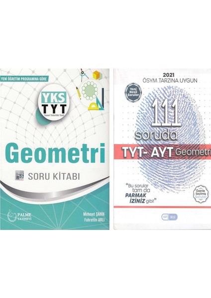 Tyt Geometri Soru Bankası ve Hap Bilgi 111 Soruda Geometri Seti 2 Kitap