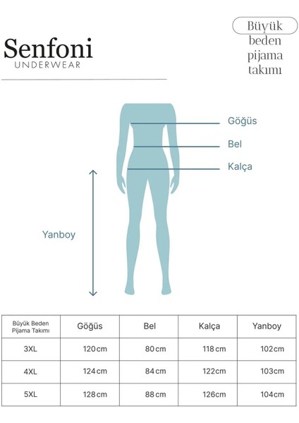 Kadın Büyük Beden Düğmeli Yaka Uzun Kol Modal Pijama Takımı 6091 -1 Adet modelleri