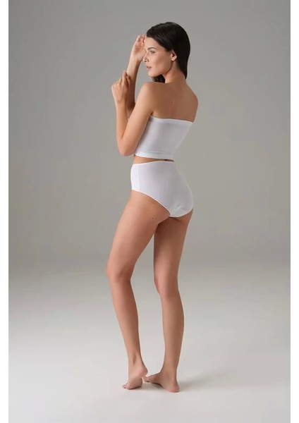 Kadın Pamuk Straplez Beyaz 9133 fiyatları