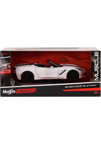 May 32501 2014 Corvette Stingray 1:24 Model Araba -Necotoys