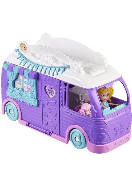 Mattel JCC32 Polly Pocket Eğlenceli Karavan Oyun Seti