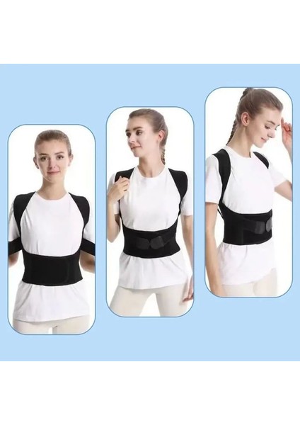 Ayarlanır Medikal Dik Duruş Sırt Bel Korsesi, Omuz Bel Sırt Korsesi
