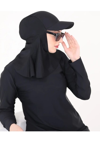 Kasketli Boyunluklu Mayo Bonesi