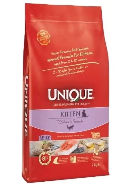 Unique Somonlu Yavru Kedi Maması 2 kg