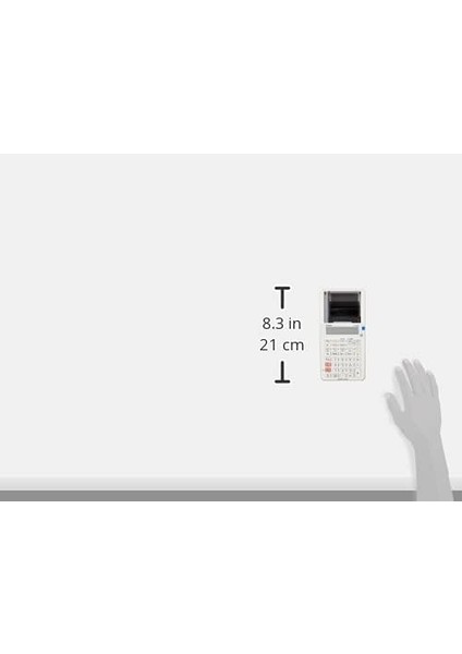 Hr-8rc-We-Dc Casio Yazıcılı Hesap Makinesi, Beyaz