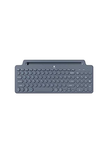 BT-K99 Bluetooth & Wireless Kablosuz Klavye Standlı Gri Telefon Pc Tablet Tv Laptop Mac Uyumlu modelleri