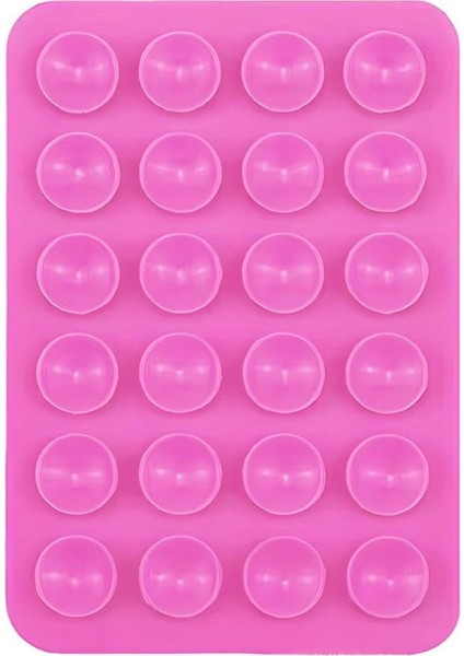 Silikon Vakumlu Telefon Tutucu Araba, Mutfak Tezgahı, Güçlü Vantuzlu Kaymaz Pembe modelleri