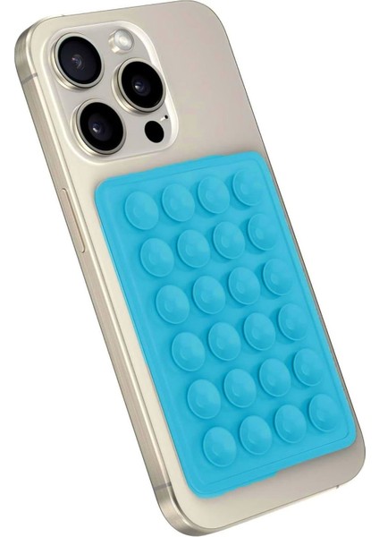 Silikon Vakumlu Telefon Tutucu Araba, Mutfak Tezgahı, Güçlü Vantuzlu Kaymaz Turkuaz fiyatları