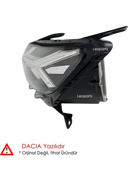 Dacia Sandero Far Lambası Sol (Ledli - Içi Krom) 2021-2023 260605914R fiyatları
