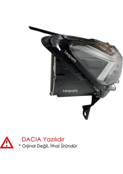 Dacia Sandero Far Lambası Sağ (Ledli - Içi Beyaz) 2021-2023 260107920R