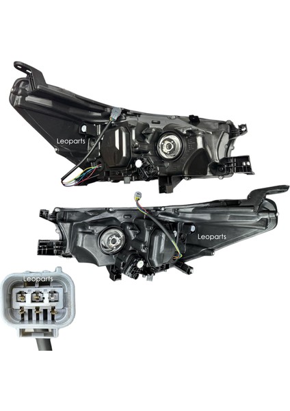 Hilux Revo Far Lambası 2016-2021 (Ledsiz Farı Ledliye Çevirir - Takım)