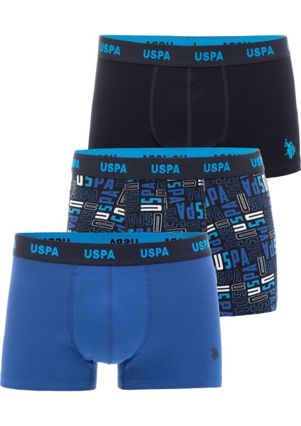 Lacivert - Sarı Erkek Boxer 80509
