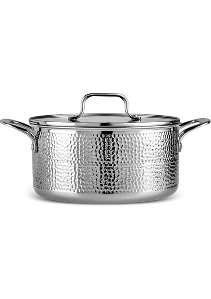 3 Ply Powersteel Enzo 8 Parça Indüksiyon Tabanlı Çelik Tencere Seti