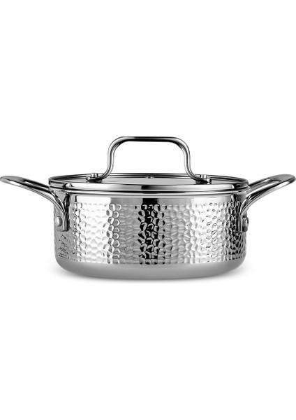 3 Ply Powersteel Enzo 8 Parça Indüksiyon Tabanlı Çelik Tencere Seti