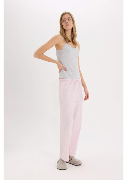 Regular Fit Poplin Pijama Altı-Fall in Love E3116AX25SP modelleri