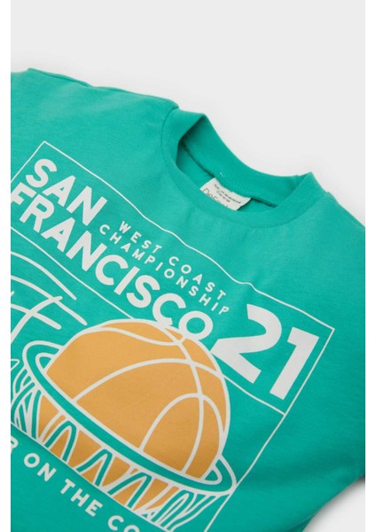 Erkek Bebek Bisiklet Yaka Spor Baskılı Uzun Kollu Tişört E3671A525SP fiyatları