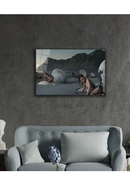 - Kadınlar Oluşum Cam Tablo Women Formation fiyatları