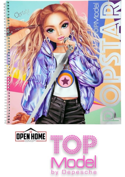 Top Model Popstar Boyama Kitabı