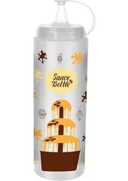 Çikolata Sos Şişesi - Şeffaf - 700 ml