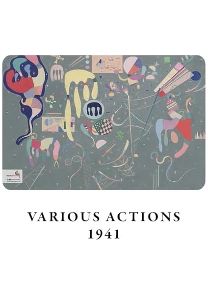 Great Synthesis Series - A5, Wassily Kandinsky 4'lü Defter Seti I, Çizgisiz, Toplam 256 Sayfa, Her Biri 64 Sayfa, Tel Dikiş, Esnek Kapak, Oval Kenar, Tuval Doku, 60 Gram, Sarı Krem Renk fiyatları