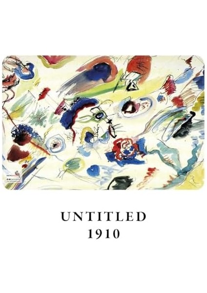 Great Synthesis Series - A5, Wassily Kandinsky 4'lü Defter Seti I, Çizgisiz, Toplam 256 Sayfa, Her Biri 64 Sayfa, Tel Dikiş, Esnek Kapak, Oval Kenar, Tuval Doku, 60 Gram, Sarı Krem Renk modelleri