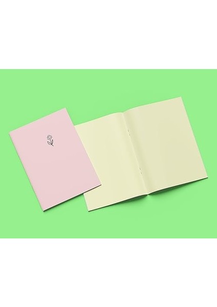 - 3'lü Çizgisiz Defter Seti 4, 14X21 Cm, A5 Boyut