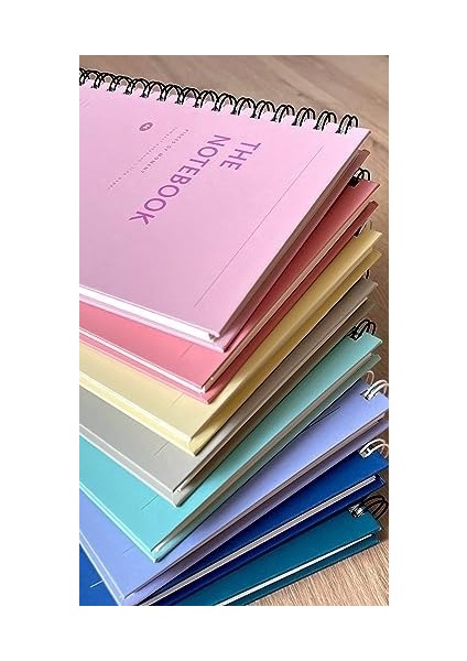 Tanıtım Sert Mukavva Kapaklı Spiralli 80 Yaprak Kareli A5 Defter, Not Defteri, Okul Defteri, 8 Farklı Renk Seçeneği, Ofis Için Ideal, Planlayıcı (Banana Milk Kapak Rengi)