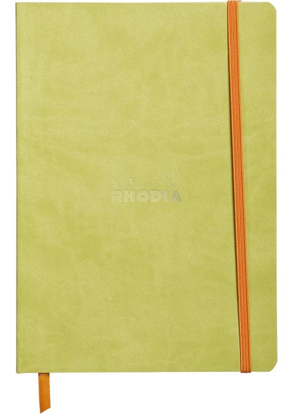 117406C Yumuşak Kapaklı Defter, Çizgili, Anise Green, A5