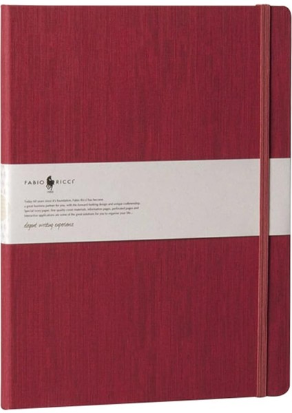 Ricci Lepidus 19X25CM Noktalı Bordo Defter