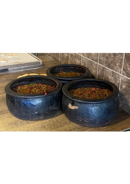 Doğal Toprak Battal Boy Güveç Tencere 20-25 Kişilik 10 Litre 34X15 cm (Kapaksız)