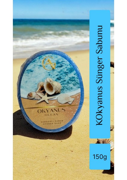 Doğal Kokyanus Süngerli Sabunu 150 gr