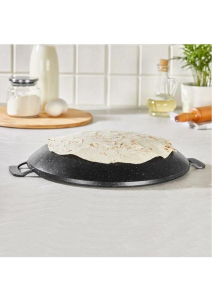 Violet Döküm Sac Kavurma Gözleme Tavası VİO-7975