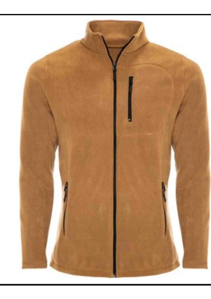 Hırka 3 Cepli Tam Fermuarlı Dik Yaka