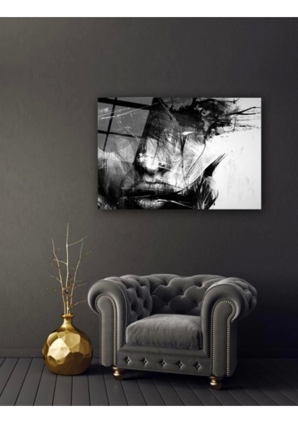 - Kadın Silüeti Cam Tablo modelleri