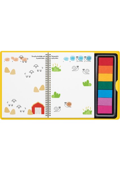 İlk Parmak Boyası Kitabım - Parmak Boyası Kitabım Hayvanlar 2'li Set fiyatları