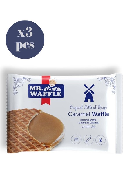 Caramel Waffle 26 gr x 3 Adet