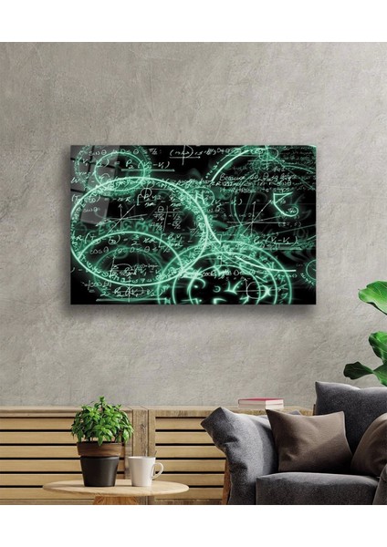 - Neon Yeşil Matematik Cam Tablo Neon Green Math fiyatları