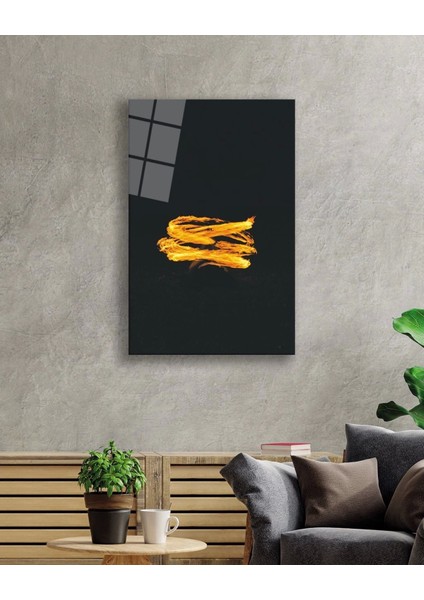 - Ateşle Dans Eden Adam Cam Tablo fiyatları